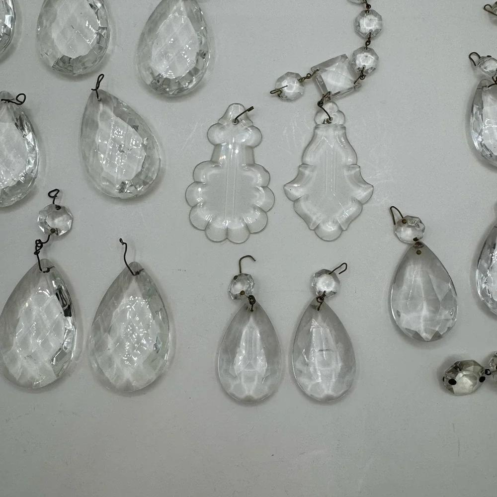 LOT OF 19 Vintage Glass FRENCH PENDALOGUE 2